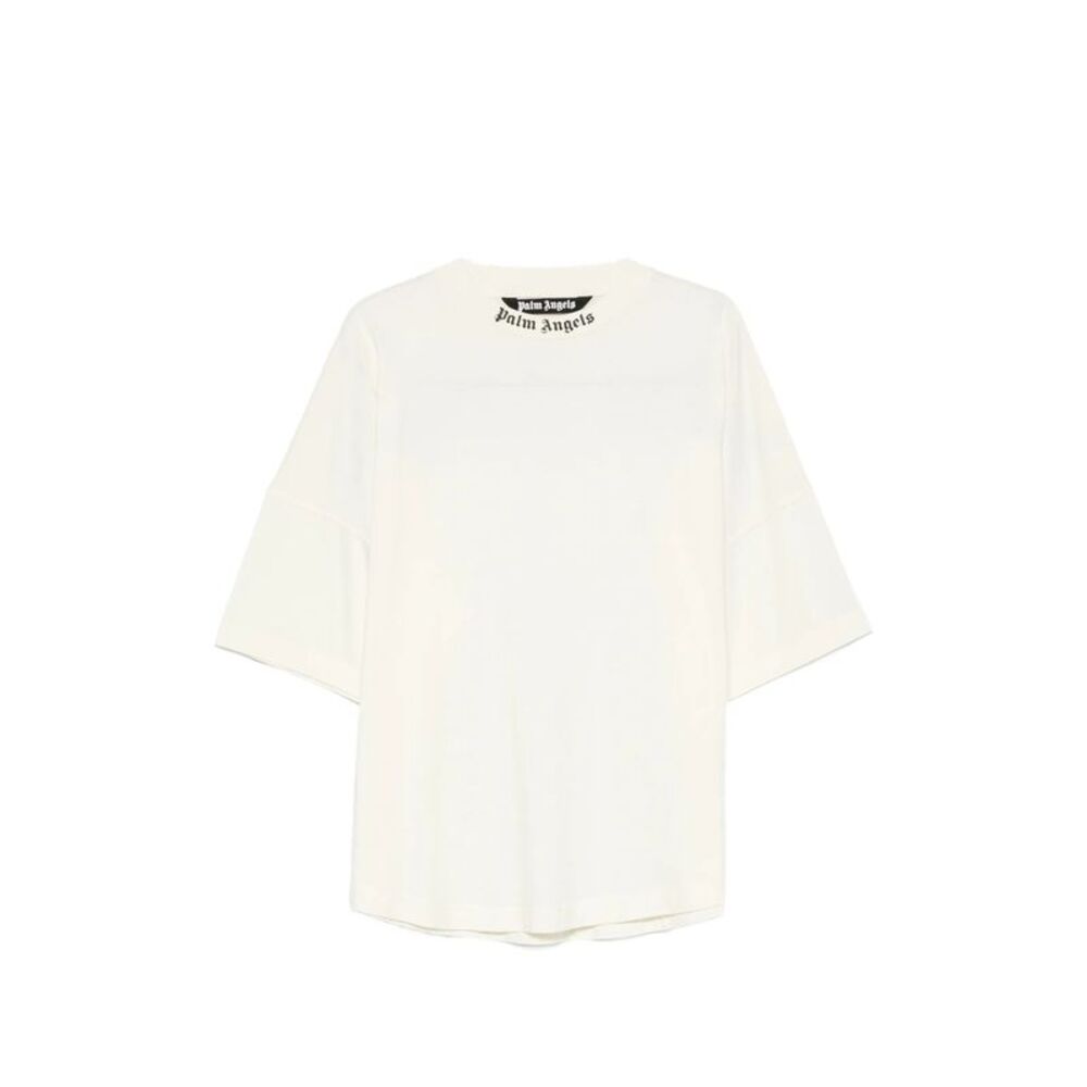 Palm Angels White T-Shirts & Vests - T-Shirts Men Men